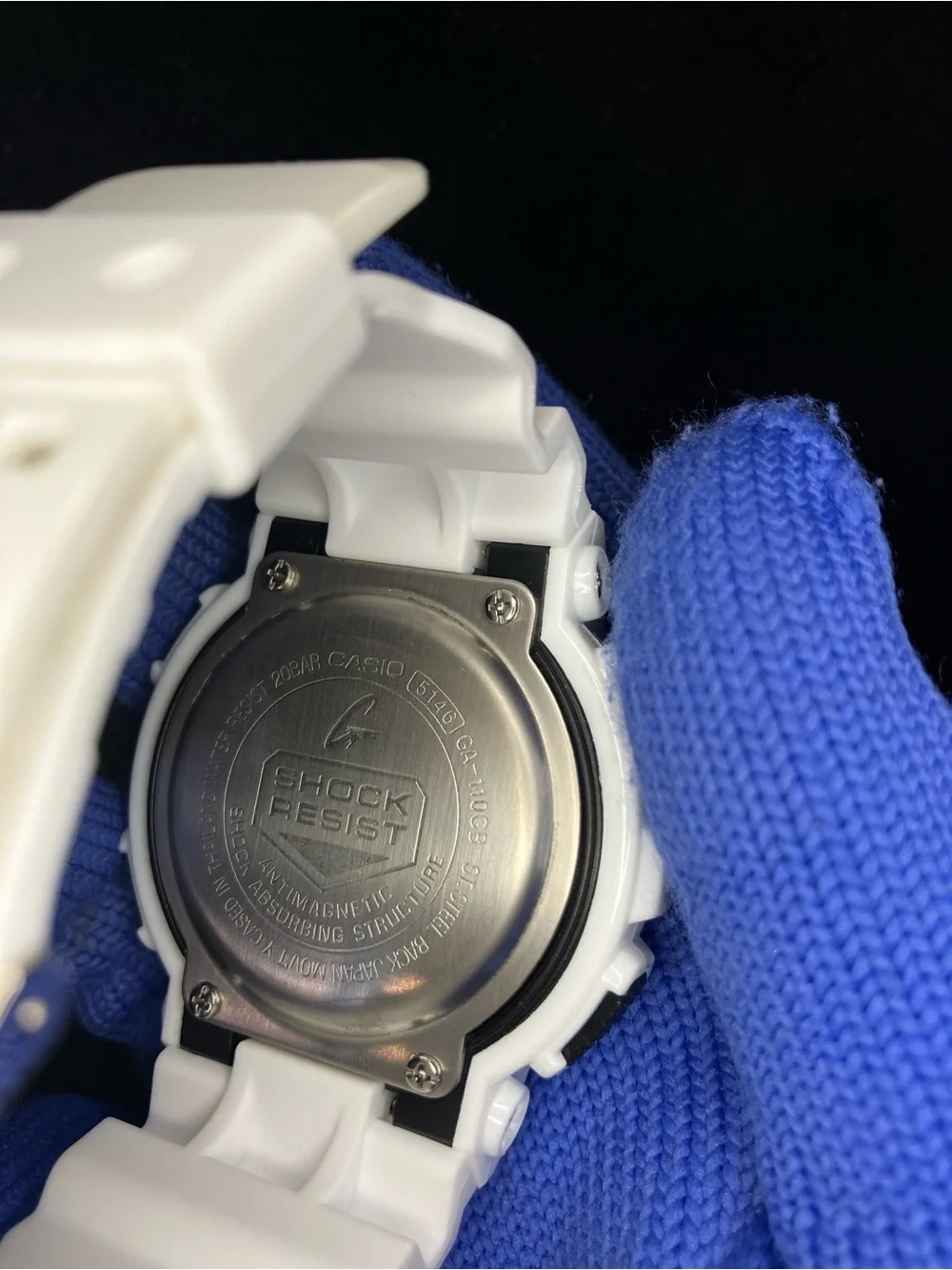 Custom G Shock Black and White Colorway